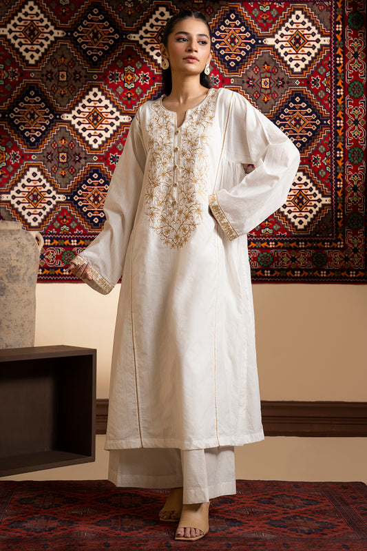 Embroidered Kurta - 2548