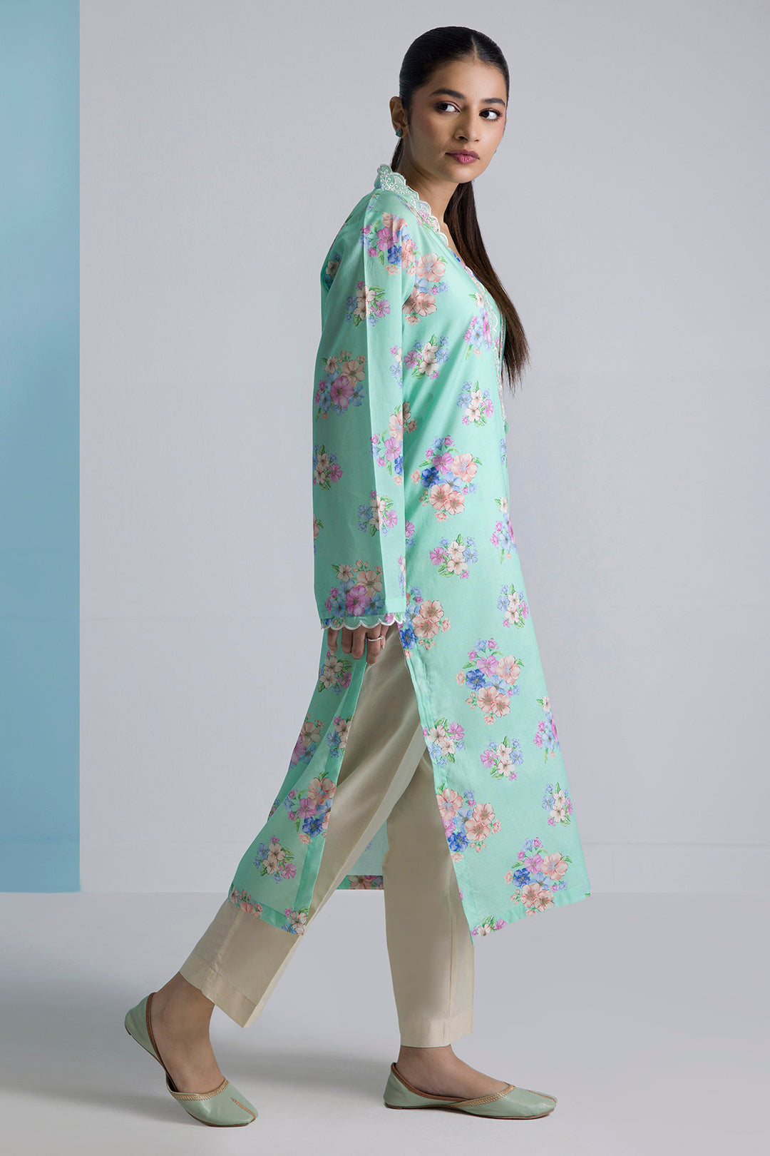 Embroidered Kurta - 2272