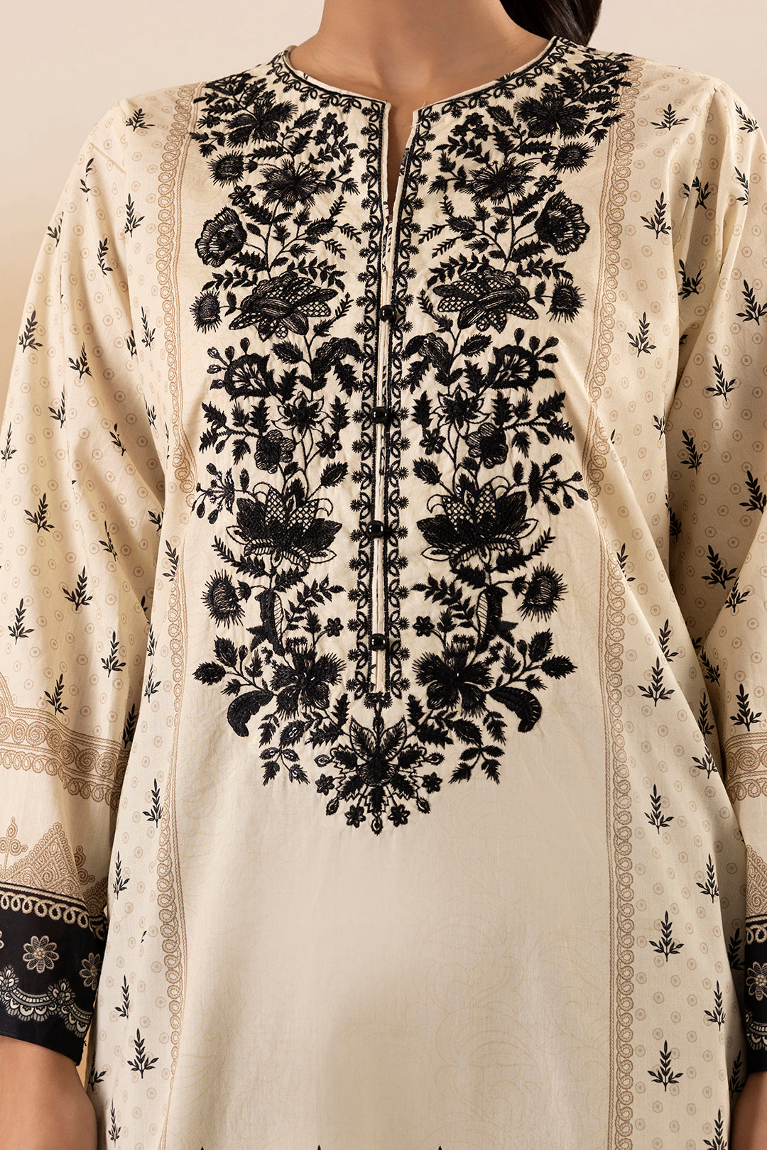 Embroidered Kurta - 2275