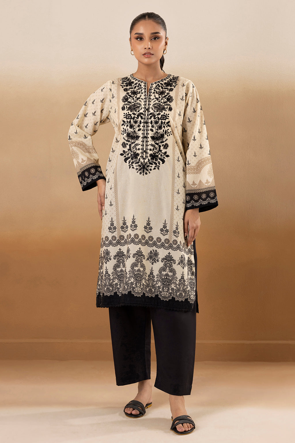 Embroidered Kurta - 2275