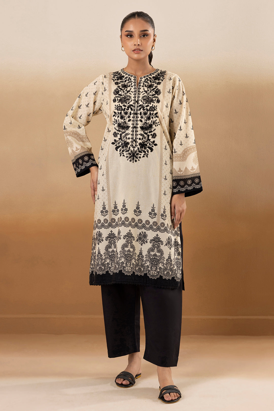 Embroidered Kurta - 2275