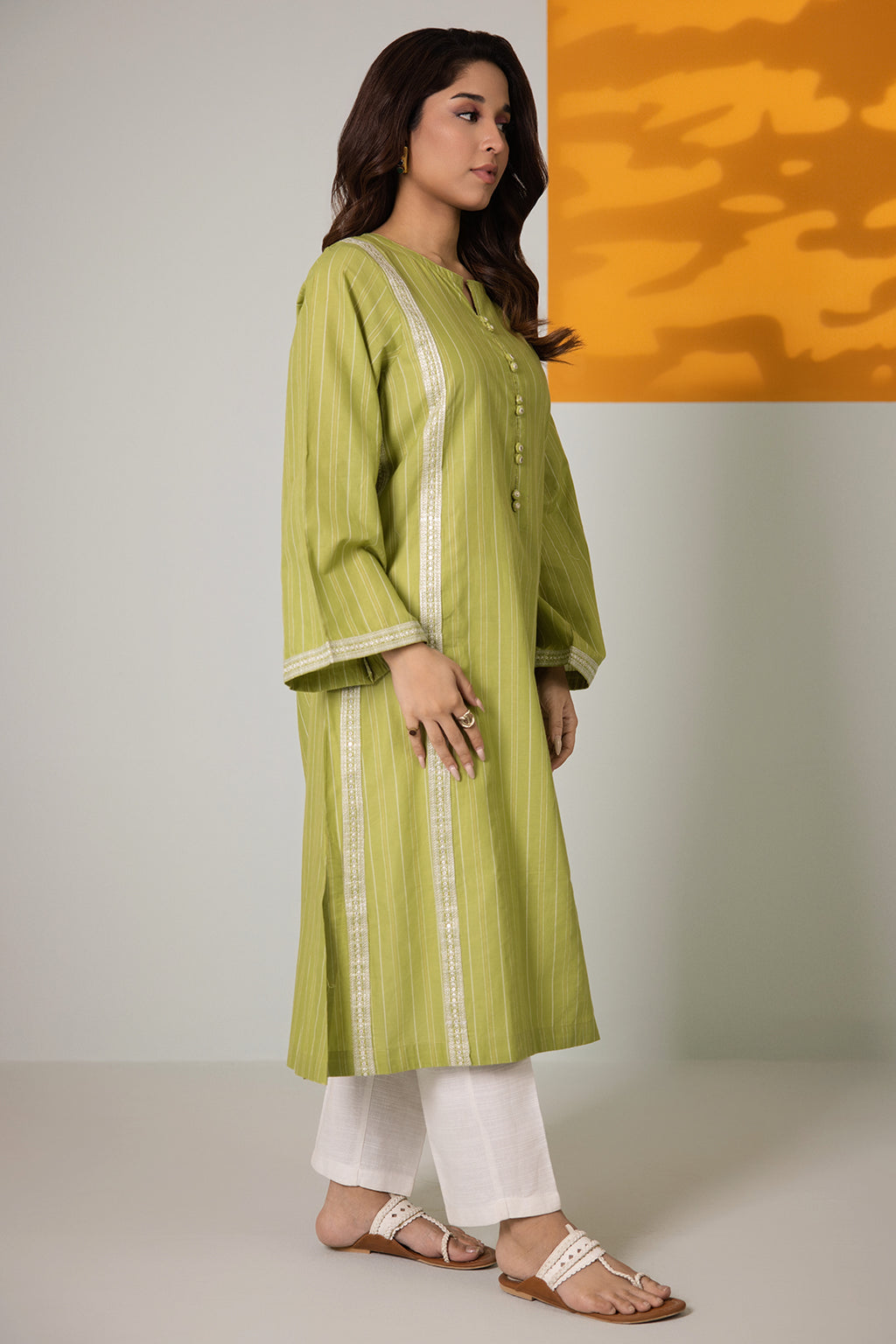 Embroidered Kurta - 2508