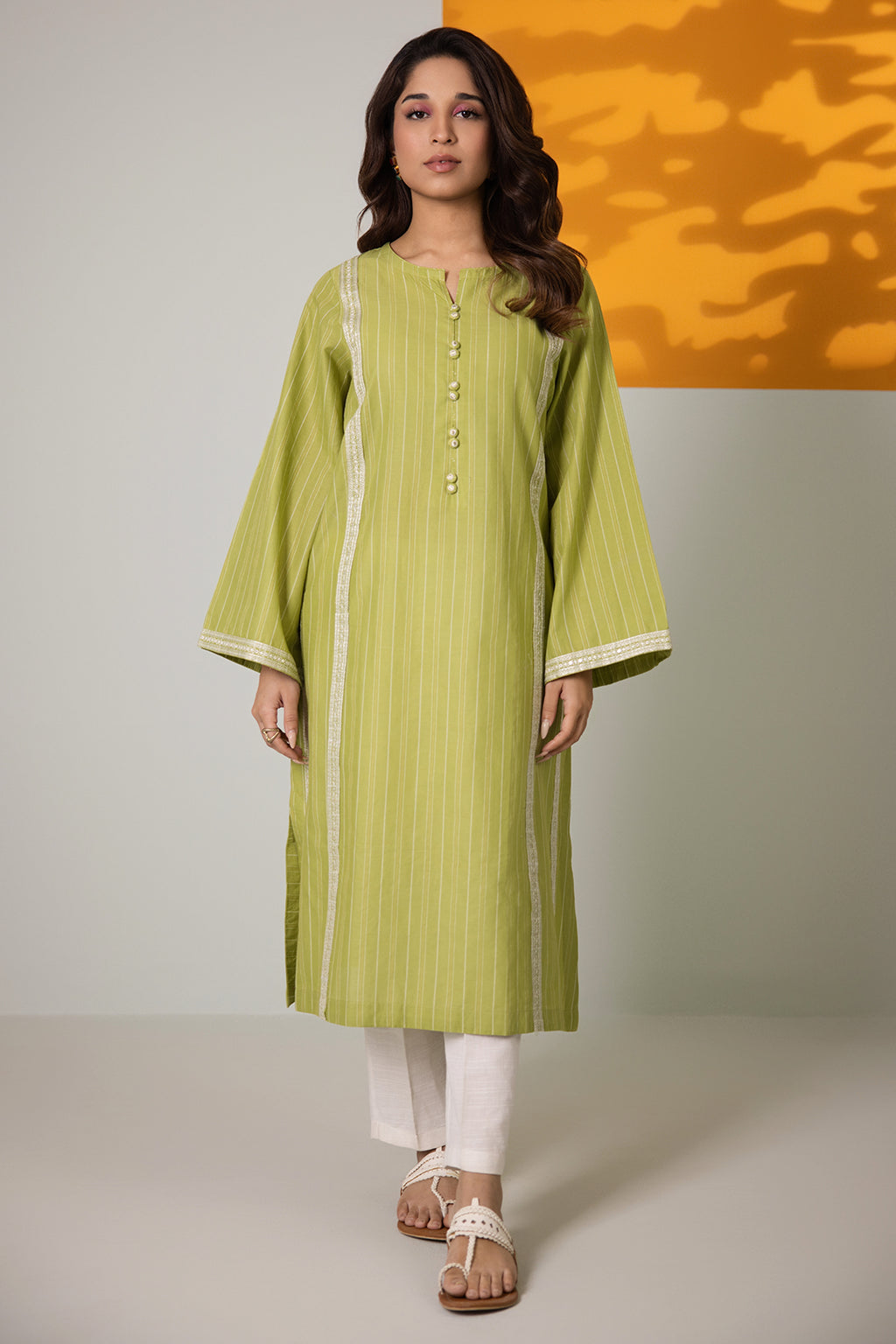 Embroidered Kurta - 2508