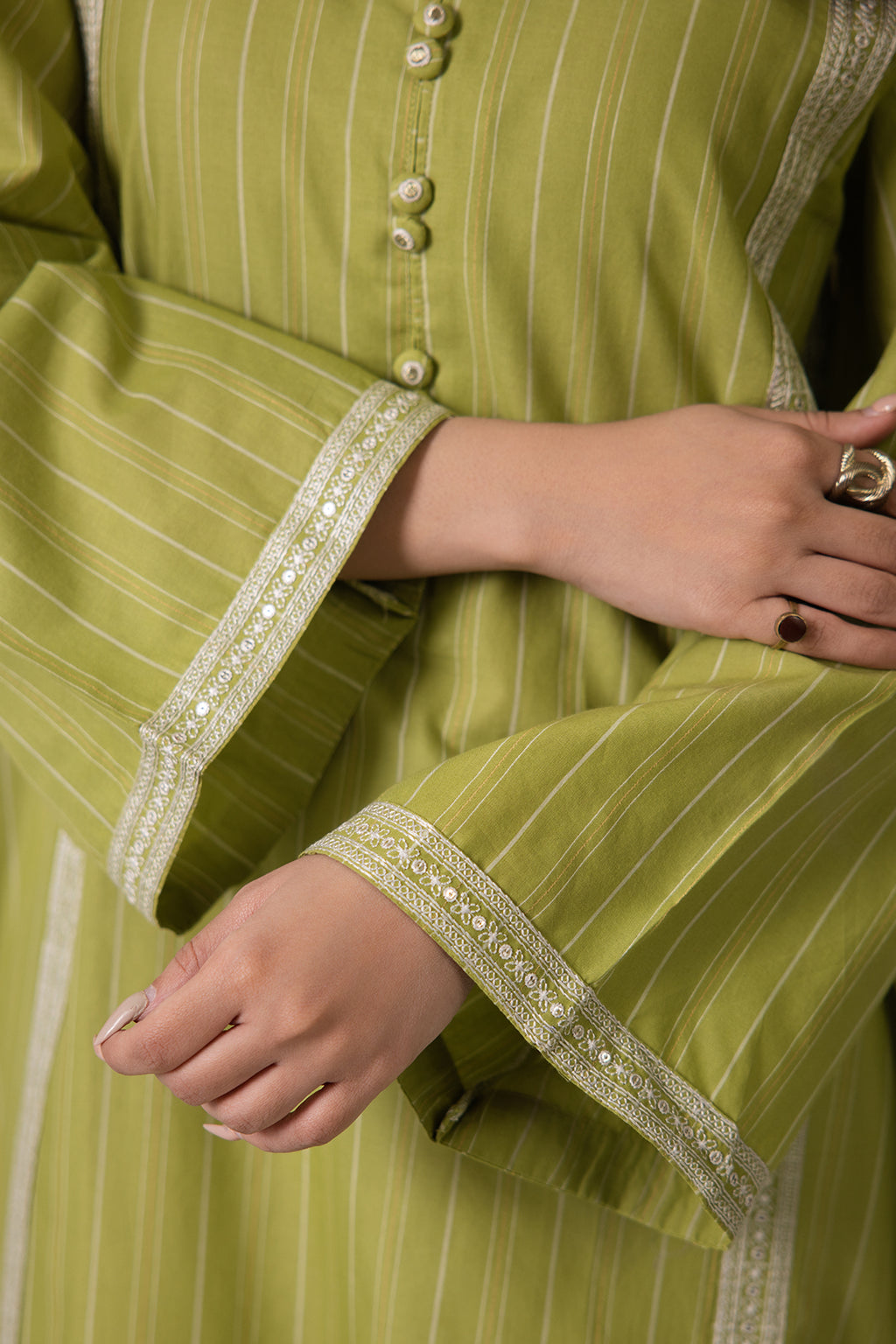 Embroidered Kurta - 2508