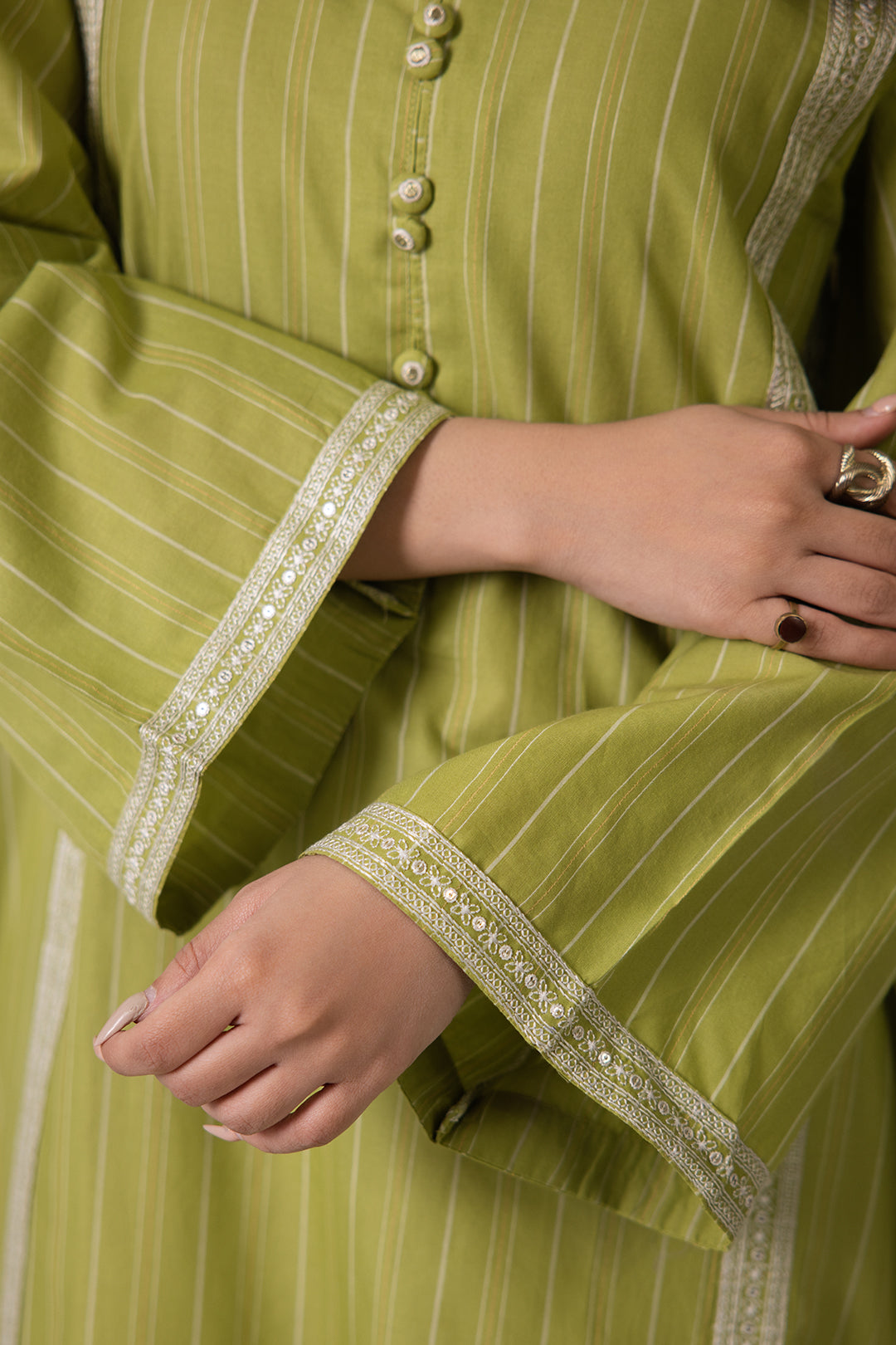 Embroidered Kurta - 2508