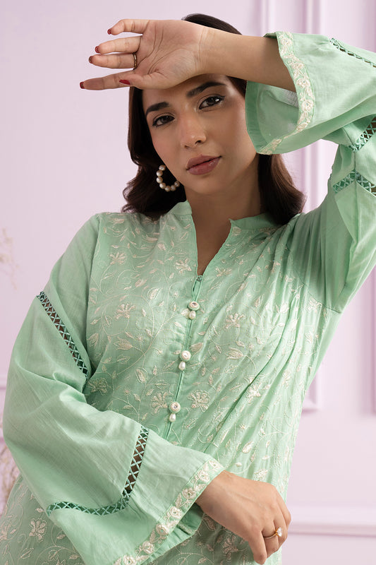 Embroidered Kurta - 2518