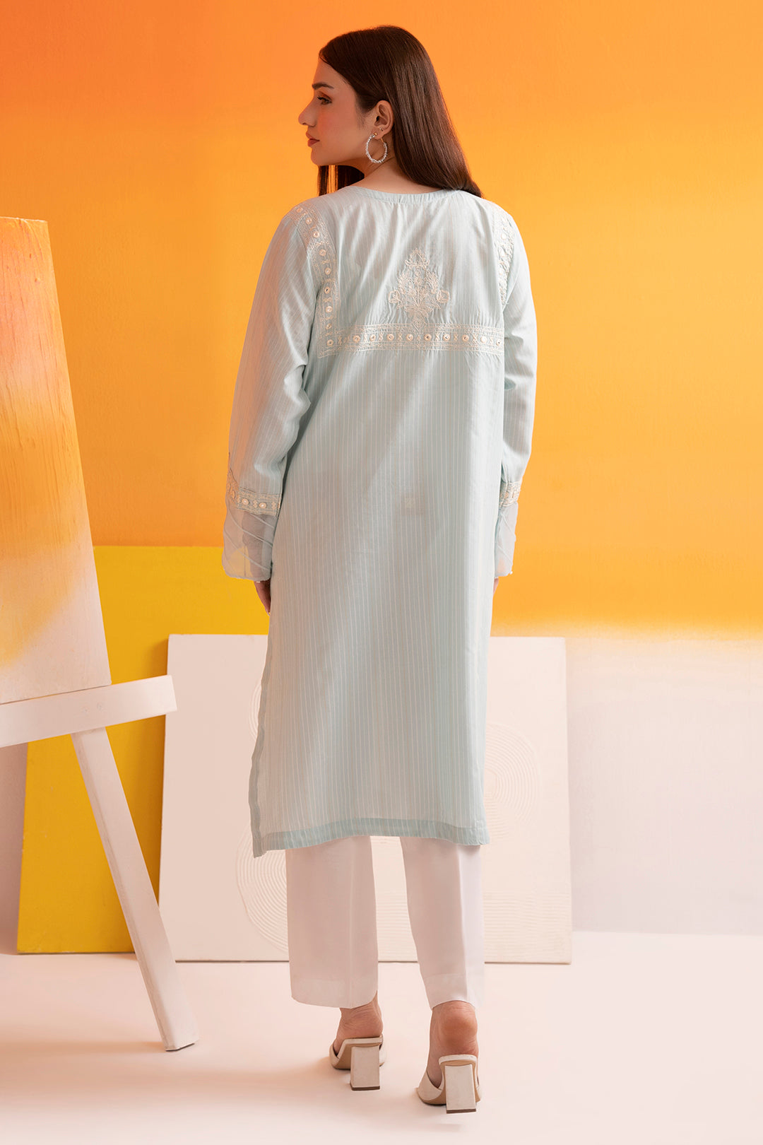 Embroidered Kurta - 2528