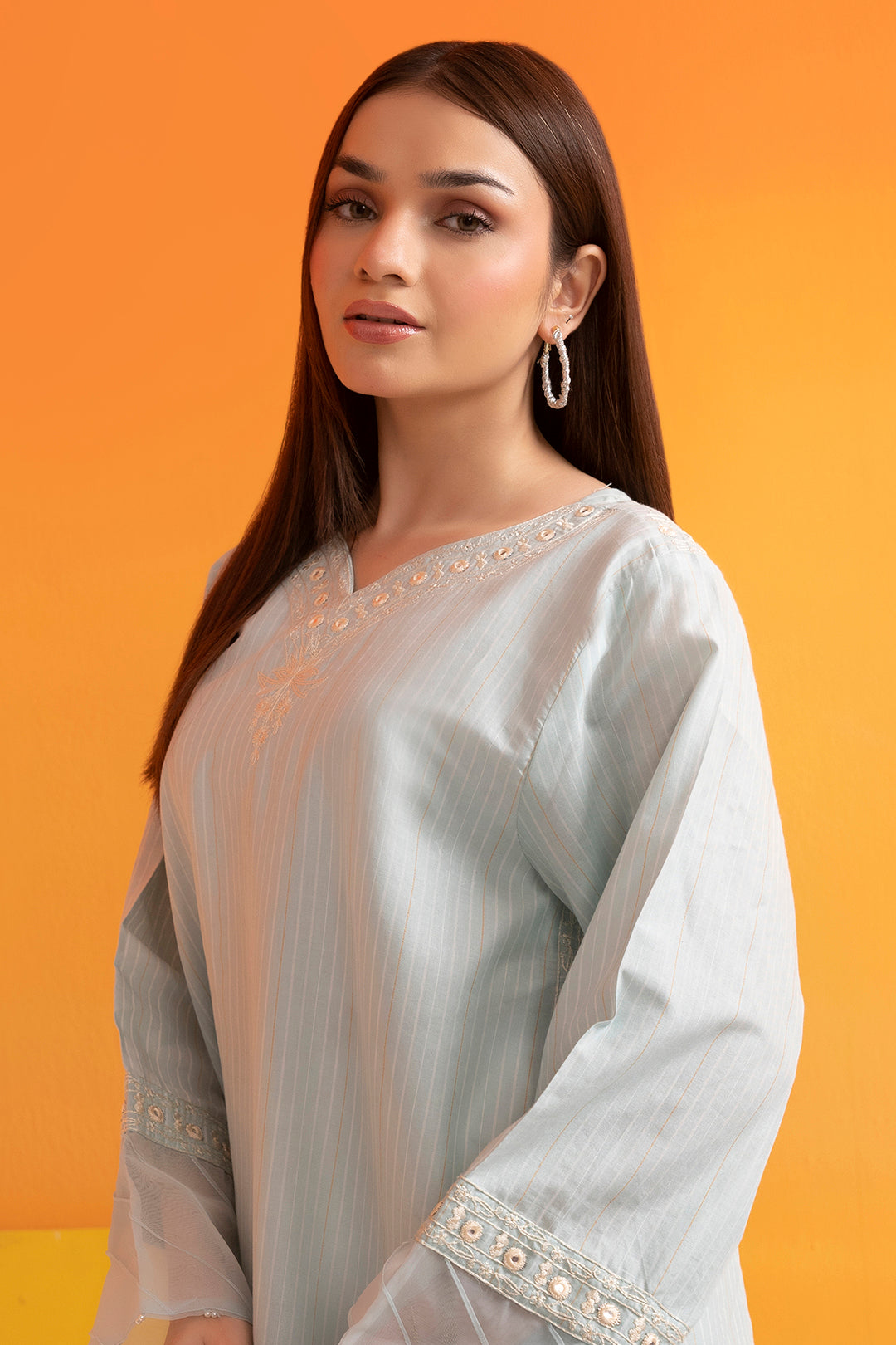 Embroidered Kurta - 2528