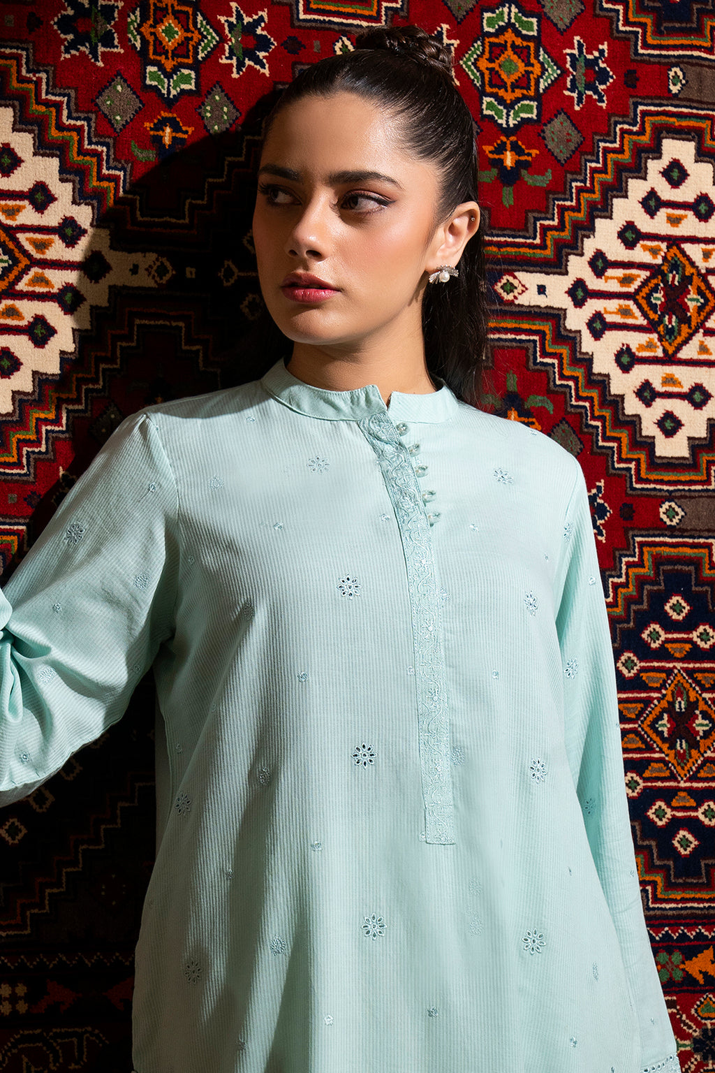 Embroidered Kurta - 2554