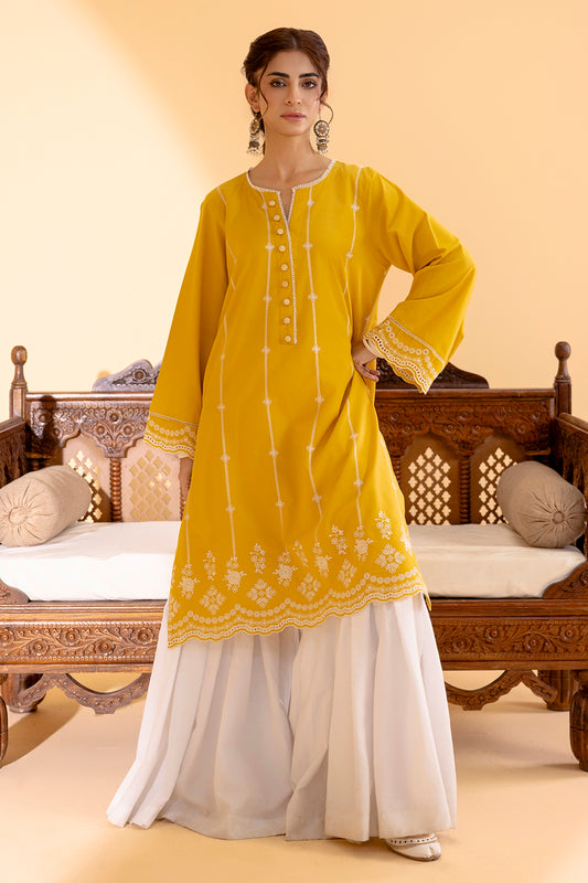 Embroidered Kurta - 2555