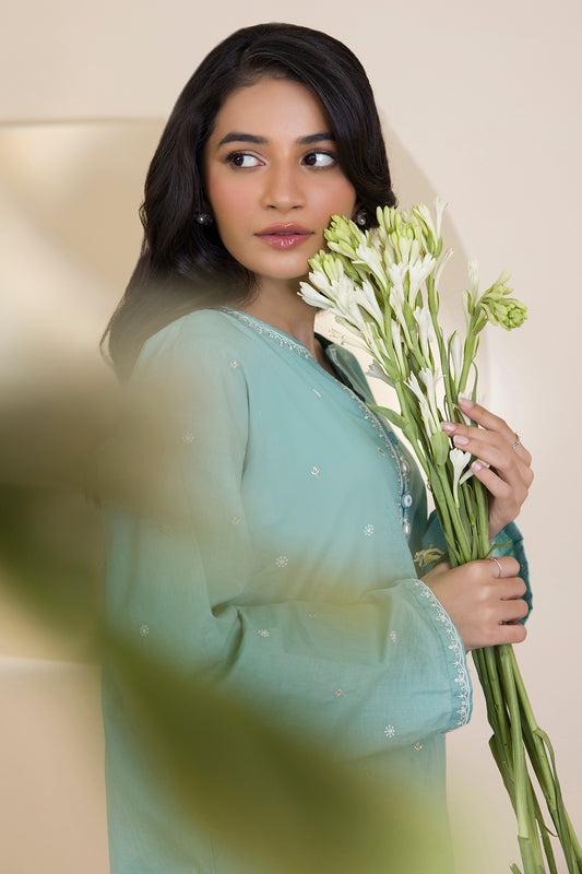 Embroidered Kurta - 2592