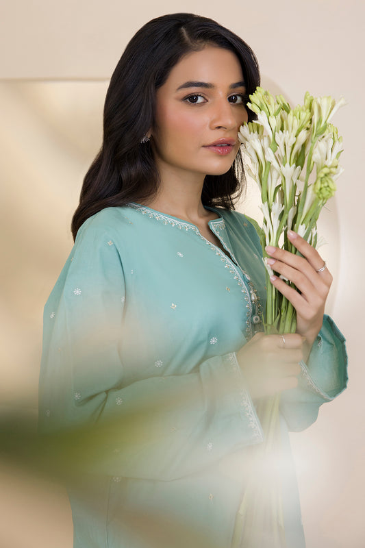 Embroidered Kurta - 2592