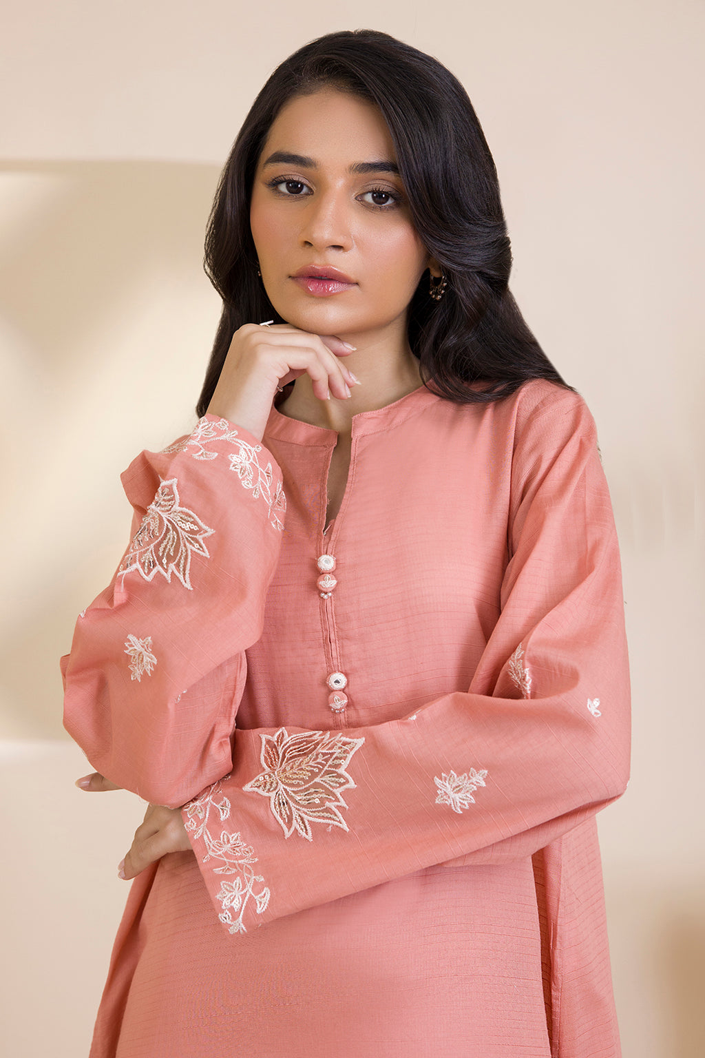 Embroidered Kurta - 2616