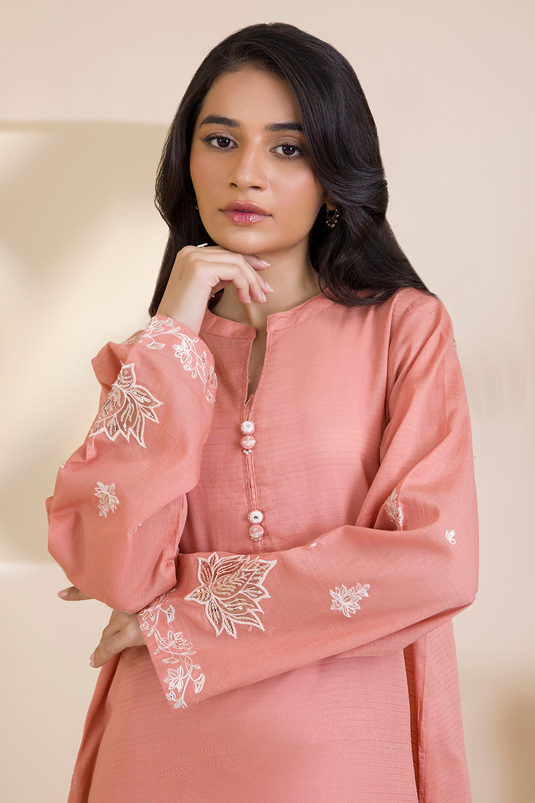 Embroidered Kurta - 2616