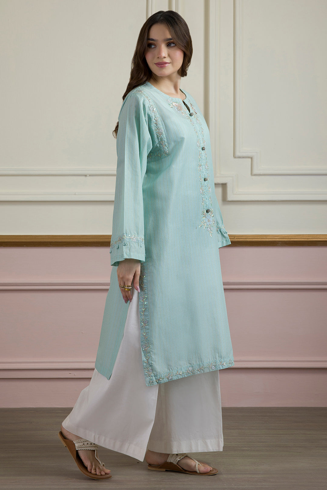 Embroidered Kurta - 2617