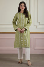 Embroidered Kurta - 2621