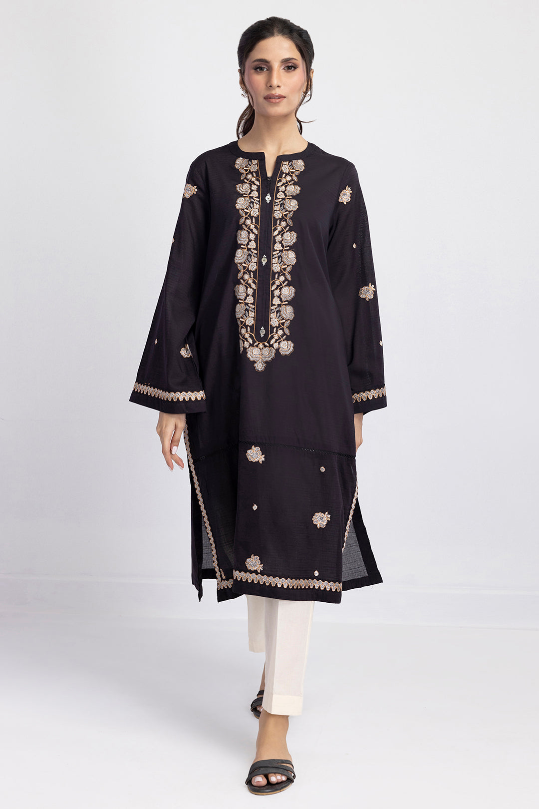 Embroidered Kurta - 2622