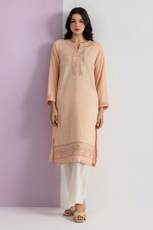 Embroidered Kurta - 2656