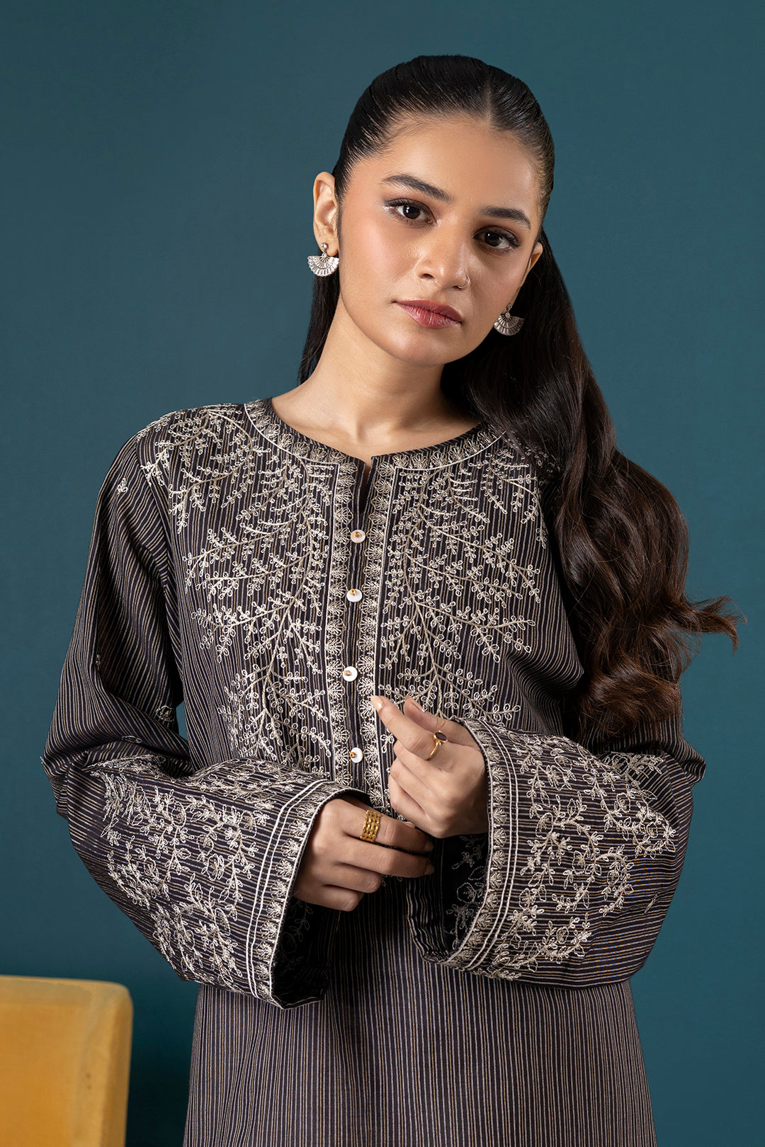 Embroidered Kurta - 2817