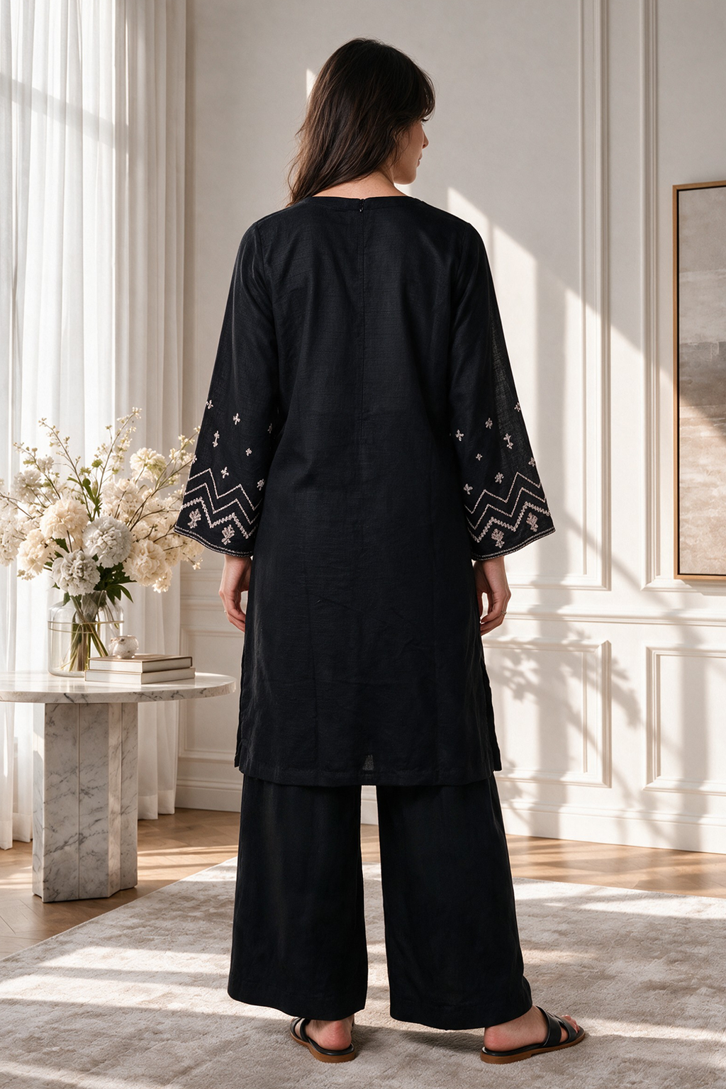 Embroidered Kurta - 2820