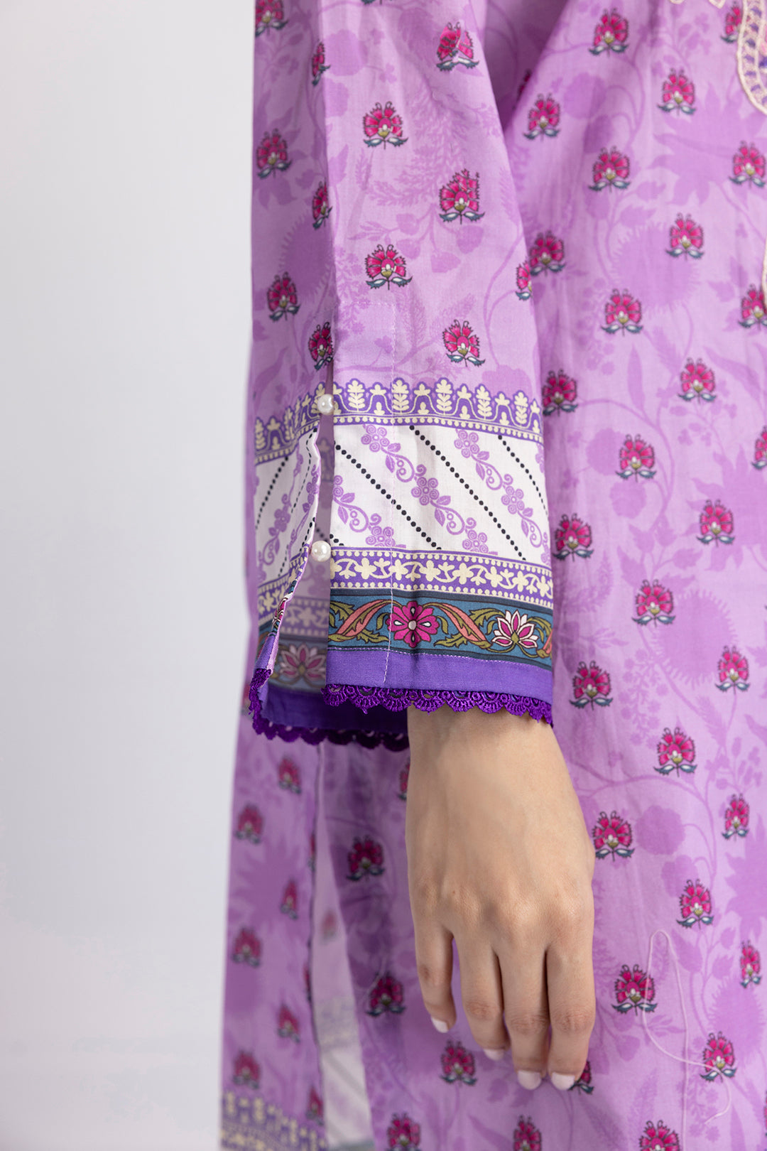 Embroidered Kurta Dupatta - 1430