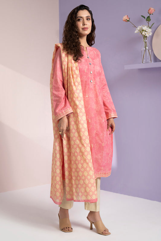 Embroidered Kurta Dupatta - 1431