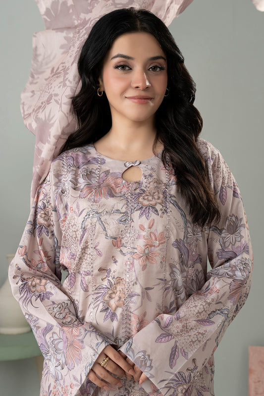Embroidered Kurta Dupatta - 1433