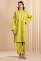 Embroidered Kurta Trouser - 1446