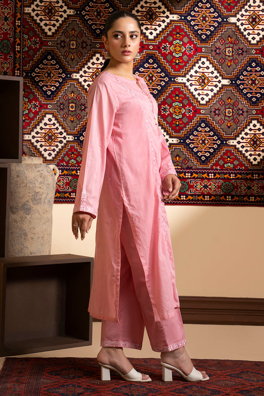 Embroidered Kurta Trouser - 1447