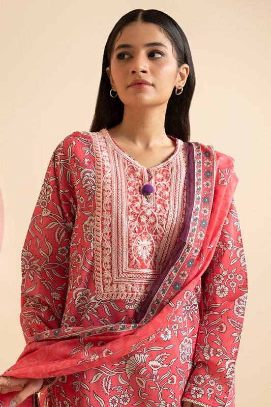Embroidered Kurta Dupatta - 1476