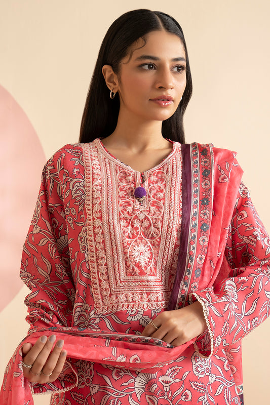 Embroidered Kurta Dupatta - 1476