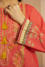 Embroidered Kurta Dupatta - 1477