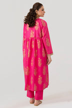 Embroidered Kurta Trouser - 1484