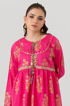 Embroidered Kurta Trouser - 1484