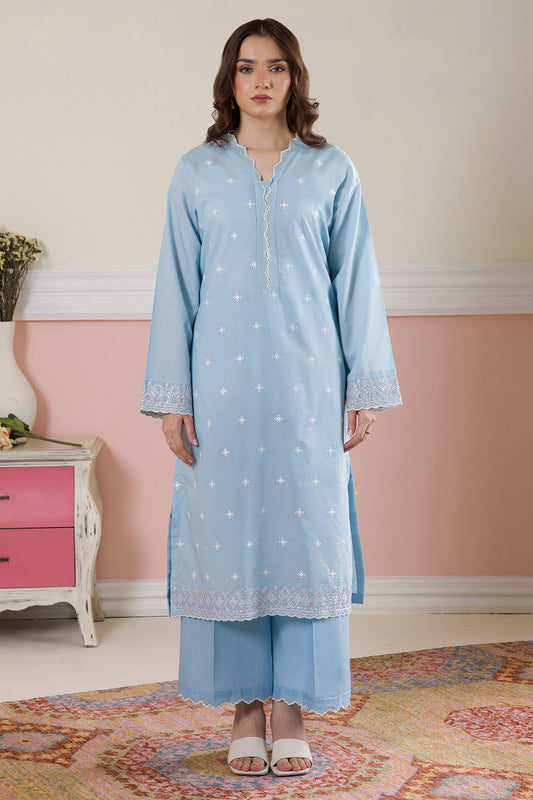 Embroidered Kurta Trouser - 1485
