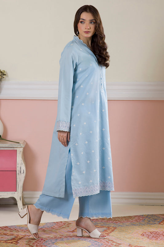 Embroidered Kurta Trouser - 1485