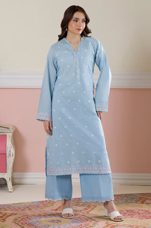 Embroidered Kurta Trouser - 1485