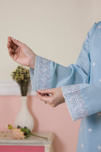 Embroidered Kurta Trouser - 1485