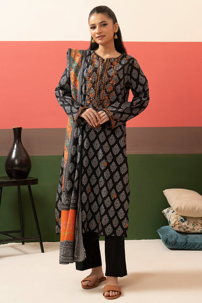 Embroidered Kurta Dupatta - 1506