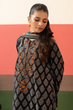 Embroidered Kurta Dupatta - 1506