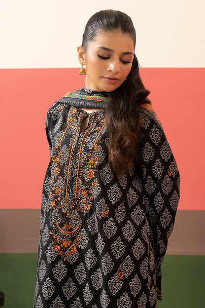 Embroidered Kurta Dupatta - 1506