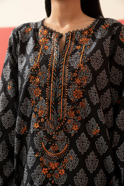 Embroidered Kurta Dupatta - 1506