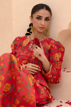 Embroidered Gharara Suit - 1512