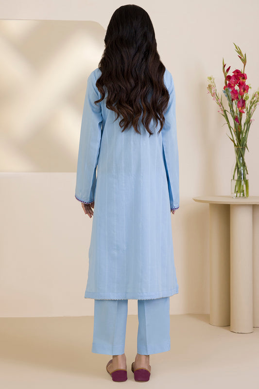 Embroidered Kurta Trouser - 1513