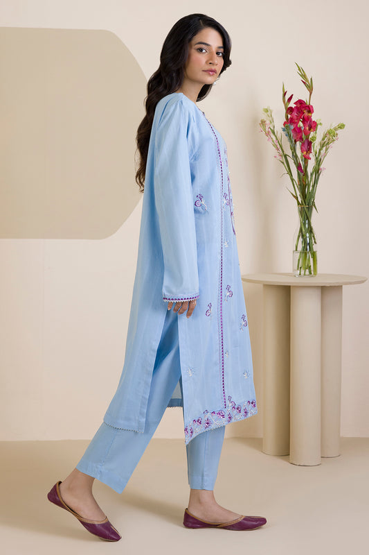 Embroidered Kurta Trouser - 1513