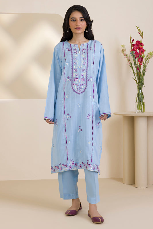 Embroidered Kurta Trouser - 1513