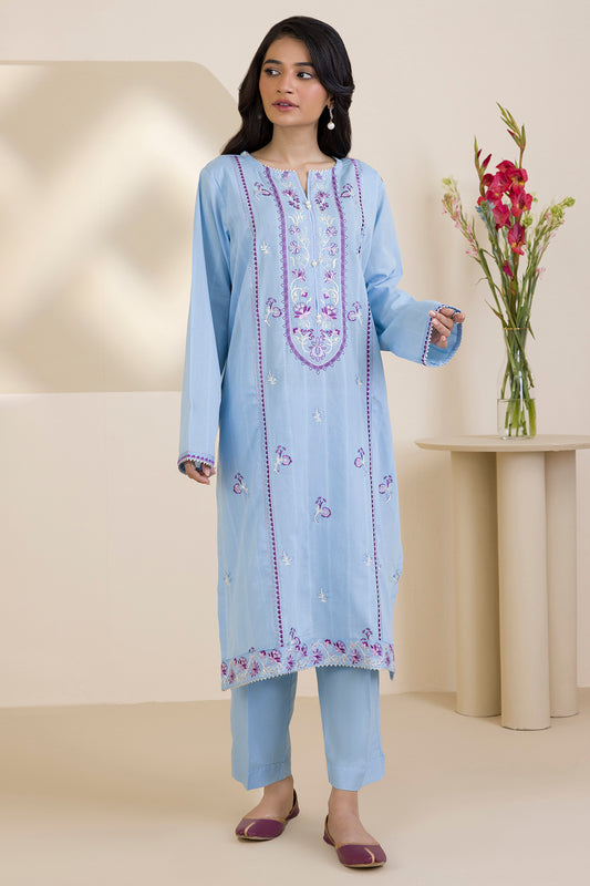 Embroidered Kurta Trouser - 1513