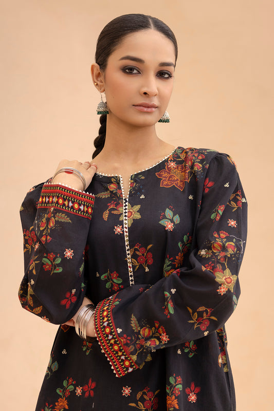 Embroidered Gharara Suit - 1514
