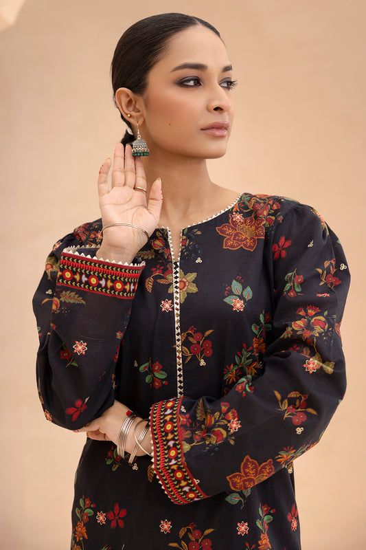 Embroidered Gharara Suit - 1514