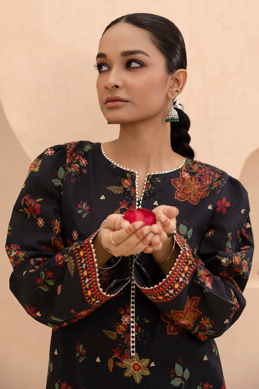 Embroidered Gharara Suit - 1514